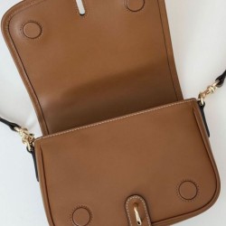 Qualità Specchio Replica Imitazione Borsa a tracolla mini Gucci con stemma GG 815211 Caffè Riproduzione Fedele Imitazione Borsa a tracolla mini Gucci con stemma GG 815211 Caffè imitazioni