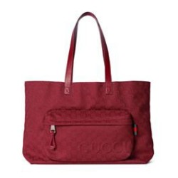Riproduzione Fedele Borse Replica Tote Gucci Grande GG 802166 Rosso imitazioni