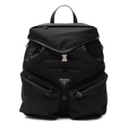 Imitazione Zaino Prada Hot-nylon e pelle Nero