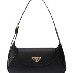 Riproduzione Fedele fedele Borsa a tracolla piccola Prada 1BD358 Nero imitazioni