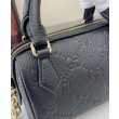 Imitazione Borse Replica con manico superiore Super Mini Gucci GG Emblem 815256 Nera