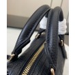 Imitazione Borse Replica con manico superiore Super Mini Gucci GG Emblem 815256 Nera
