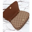 Imitazione Borsa piccola Gucci Blondie con manico superiore 815714 Caffè