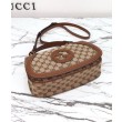 Imitazione Borsa piccola Gucci Blondie con manico superiore 815714 Caffè