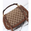 Imitazione Borsa piccola Gucci Blondie con manico superiore 815714 Caffè
