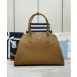 Imitazione Borsa Prada Saffiano grande 1BG524 Caffè