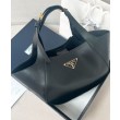 Imitazione Imitazioni borse griffate tote media Prada 1BG483 Nero