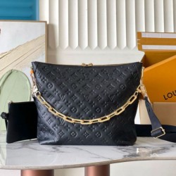 Riproduzione Fedele Borse Imitazioni LV Coussin Hobo MM in pelle Monogram M12068 imitazioni