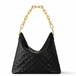 Riproduzione Fedele Borse Imitazioni LV Coussin Hobo MM in pelle Monogram M12068 imitazioni