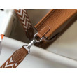 Mini borsa Hermes Evelyne III TPM in pelle Clemence oro
