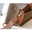 Mini borsa Hermes Evelyne III TPM in pelle Clemence oro