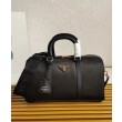Prada Borse Firmate Replica tote Fever-Edition in nylon riciclato e Safiano Nero