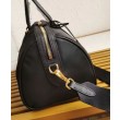 Prada Borse Firmate Replica tote Fever-Edition in nylon riciclato e Safiano Nero