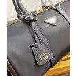 Prada Borse Firmate Replica tote Fever-Edition in nylon riciclato e Safiano Nero
