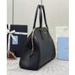 Prada Grande Borse Replica Alta Qualità Saffiano 1BG524 Nero