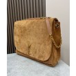 YSL Saint Laurent Grande Jamie 4.3 In Pelle Scamosciata Fulvo