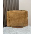 YSL Saint Laurent Grande Jamie 4.3 In Pelle Scamosciata Fulvo