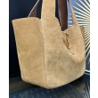 YSL Saint Laurent Le 5 A 7 Bea In Pelle Scamosciata Fulvo