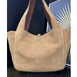 YSL Saint Laurent Le 5 A 7 Bea In Pelle Scamosciata Fulvo