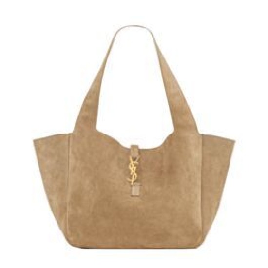 YSL Saint Laurent Le 5 A 7 Bea In Pelle Scamosciata Fulvo