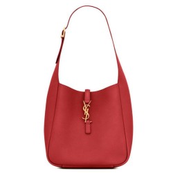 YSL Saint Laurent Le 5 A 7 Supple Piccola Granata Rosso