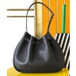 YSL Saint Laurent Paris Vii Piccola Hobo Granata Nero