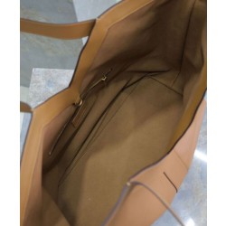 YSL Saint Laurent Y Borsa Tote in Pelle Caffè