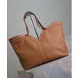 YSL Saint Laurent Y Borsa Tote in Pelle Caffè