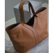 YSL Saint Laurent Y Borsa Tote in Pelle Caffè