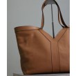 YSL Saint Laurent Y Borsa Tote in Pelle Caffè