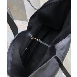 YSL Saint Laurent Y Bora Pari all'originale replica Tote in Pelle Nera