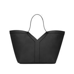 YSL Saint Laurent Y Bora Pari all'originale replica Tote in Pelle Nera