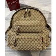 Zaino grande Gucci con logo Gucci 800182 Albicocca