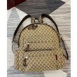Zaino grande Gucci con logo Gucci 800182 Albicocca