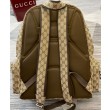 Zaino grande Gucci con logo Gucci 800182 Albicocca