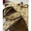 Zaino grande Gucci con logo Gucci 800182 Albicocca