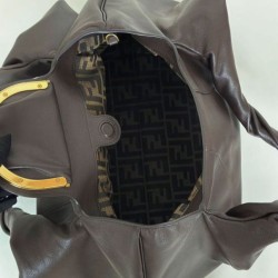 Replica Borse Imitazioni hobo Fendi Spy piccola/media/grande con manico ritorto color caffè Imitazioni Replica qualità specchio Borse Imitazioni hobo Fendi Spy piccola/media/grande con manico ritorto color caffè