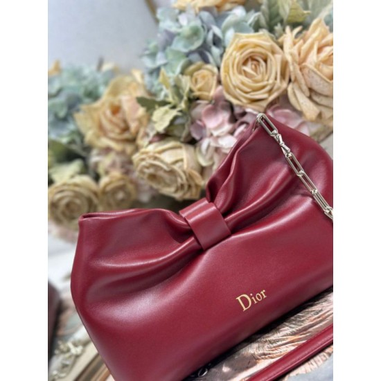 Replica Qualità superiore replica Dior Bow con fiocco chiaretto e metallo finitura oro Imitazioni Replica qualità specchio Qualità superiore replica Dior Bow con fiocco chiaretto e metallo finitura oro