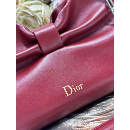 Replica Qualità superiore replica Dior Bow con fiocco chiaretto e metallo finitura oro Imitazioni Replica qualità specchio Qualità superiore replica Dior Bow con fiocco chiaretto e metallo finitura oro
