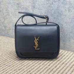 Replica qualità specchio Borse  Alta Qualità a tracolla YSL Saint Laurent Niki Besace grana nero