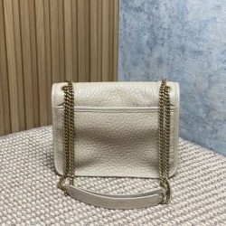 Replica Borsa a spalla YSL Saint Laurent Niki Media/Grande pelle di agnello grana beige Imitazioni Replica qualità specchio Borsa a spalla YSL Saint Laurent Niki Media/Grande pelle di agnello grana beige