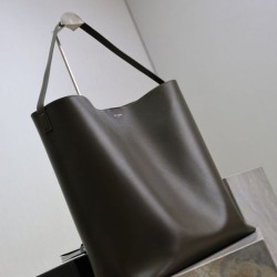 Replica Borsa hobo YSL Saint Laurent Bold pelle liscia verde scuro Imitazioni Replica qualità specchio Borsa hobo YSL Saint Laurent Bold pelle liscia verde scuro
