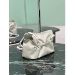 Borsa a spalla Prada Dada piccola in nappa beige