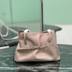 Replica qualità specchio Borse Imitazioni a spalla Prada Dada piccola in nappa rosa