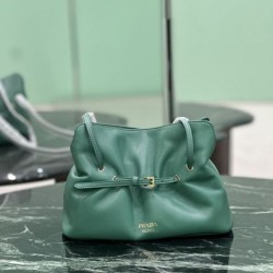 Replica qualità specchio Borsa  1:1 a spalla Prada Dada piccola in nappa verde