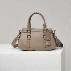Replica qualità specchio Borsa a mano grande Prada 1BG604 beige