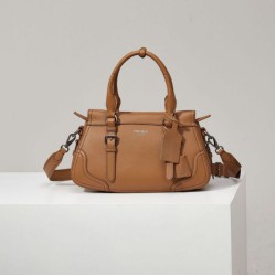 Replica qualità specchio Qualità superiore replica a mano grande Prada 1BG604 Marrone