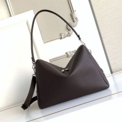 Replica qualità specchio Borsa a spalla Fendi Lui media/grande 7VA667 Marrone