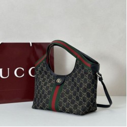 Replica Borsa 1:1 tote piccola Gucci Giglio 860845 nera/bianca Imitazioni Replica qualità specchio Borsa 1:1 tote piccola Gucci Giglio 860845 nera/bianca