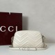 Replica Gucci 855273 GG Marmont borsa piccola per fotocamera bianco Imitazioni Replica qualità specchio Gucci 855273 GG Marmont borsa piccola per fotocamera bianco